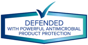 Built-in antimicrobial product protection, anti-mold & mildew resistant
