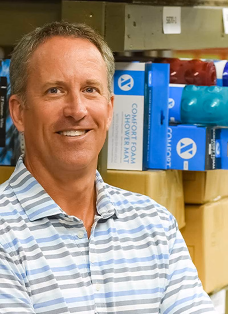 tim-dutmers-president Tim Dutmers, president of SlipX Solutions Bath Safety Company