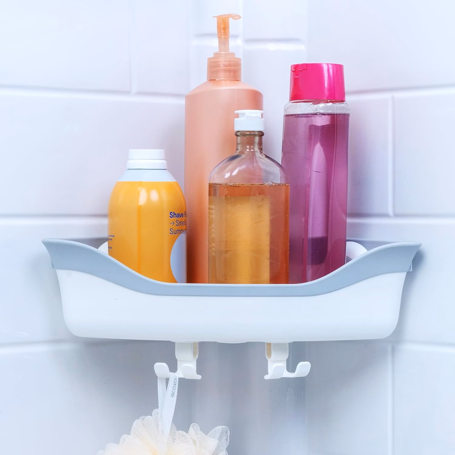 slipx solutions corner shower basket caddy