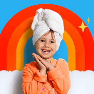 Kids bath safety cloud shaped non slip mat