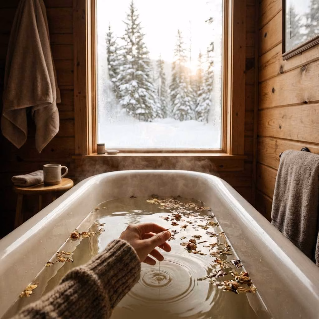 Deep breathing with steam