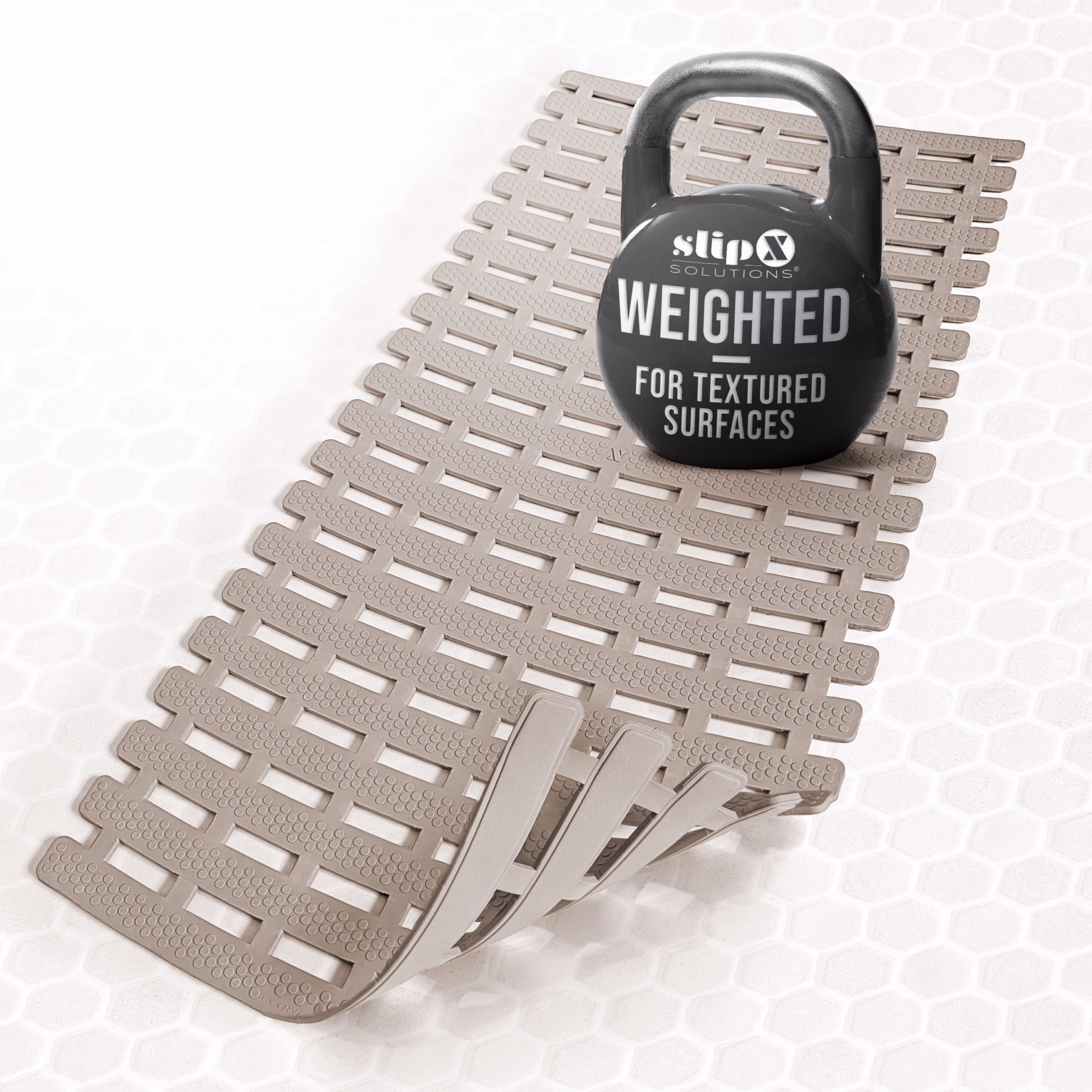 weighted bathtub mat