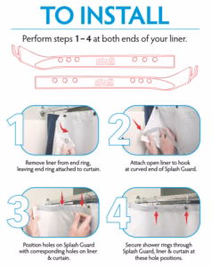 splash guard instructions