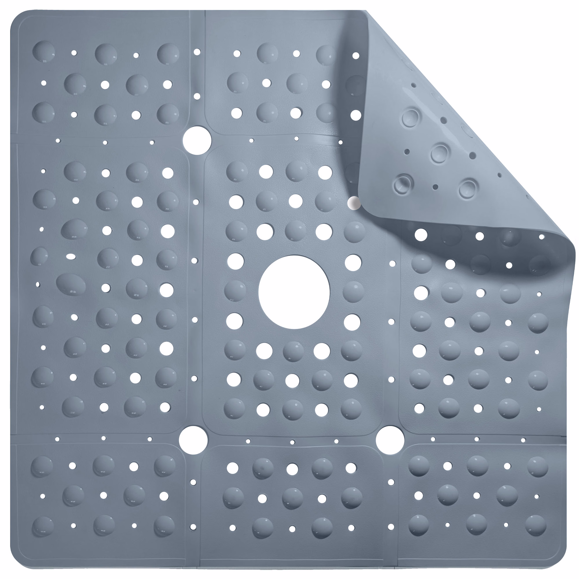 extra large shower stall mat gray
